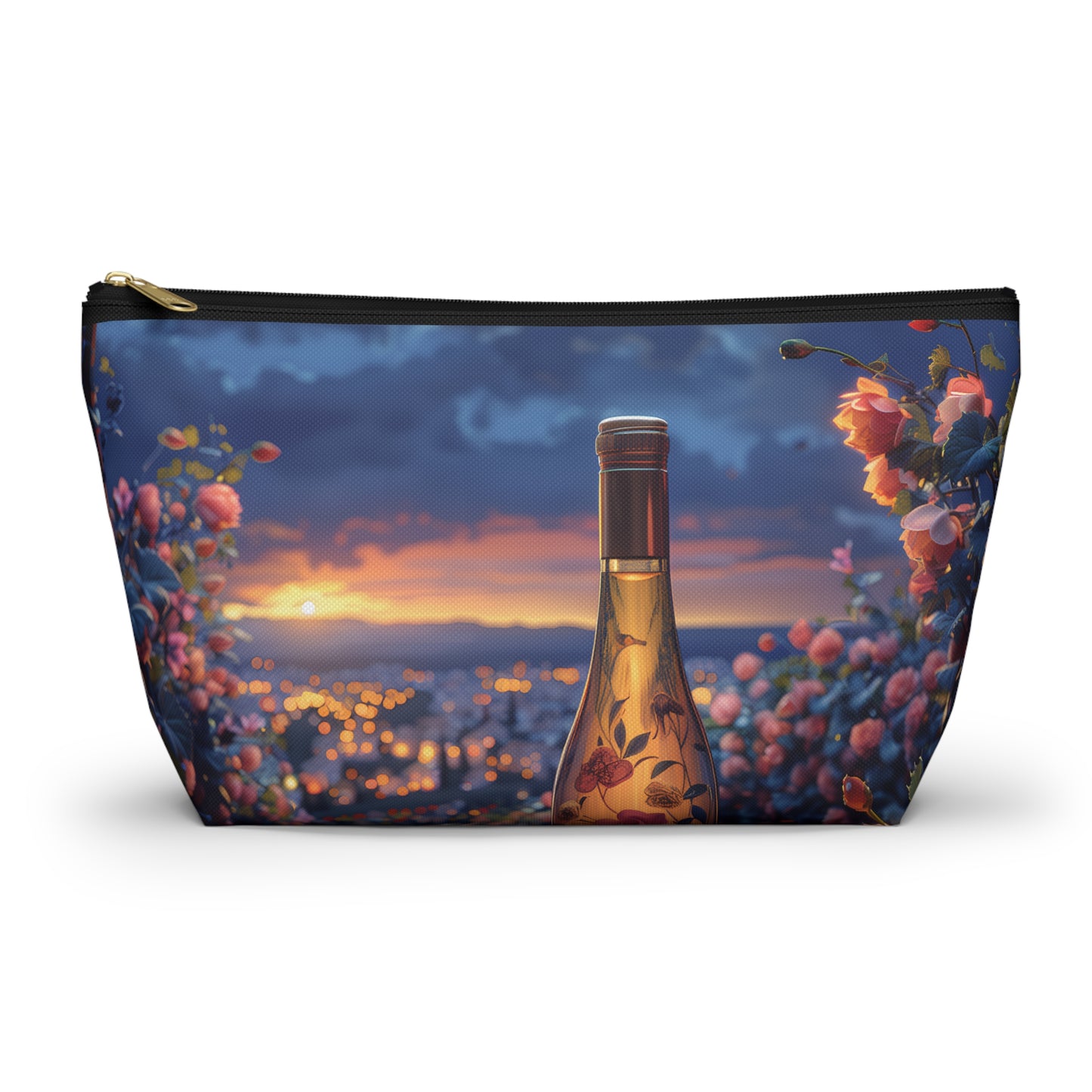 Wine Lovers Accessory Pouch w T-bottom