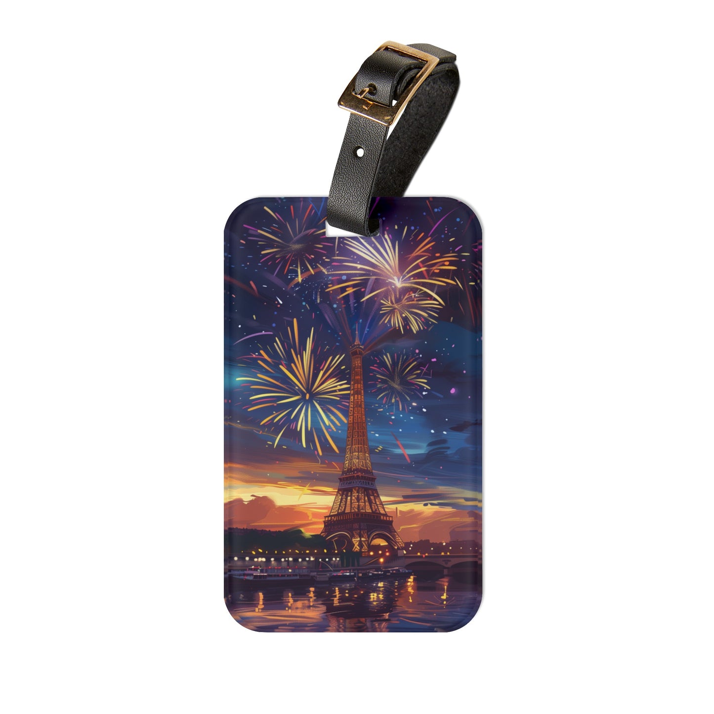 Fireworks in Paris Luggage Tag