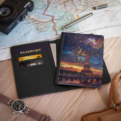 Fireworks in Paris Passport Cover