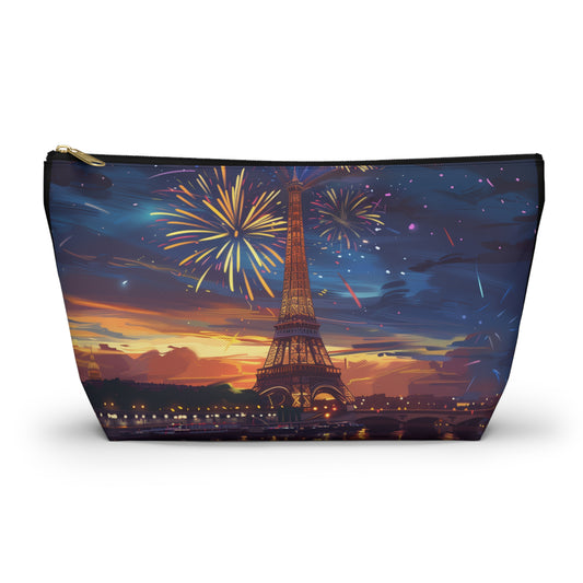 Fireworks in Paris Accessory Pouch w T-bottom