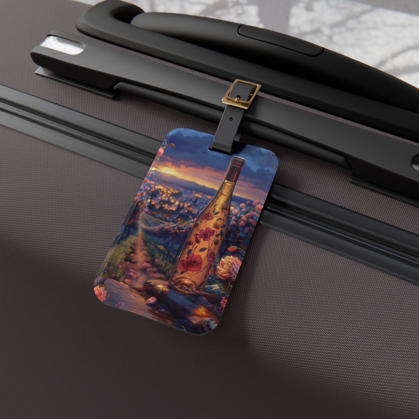 Wine Lovers Luggage Tag