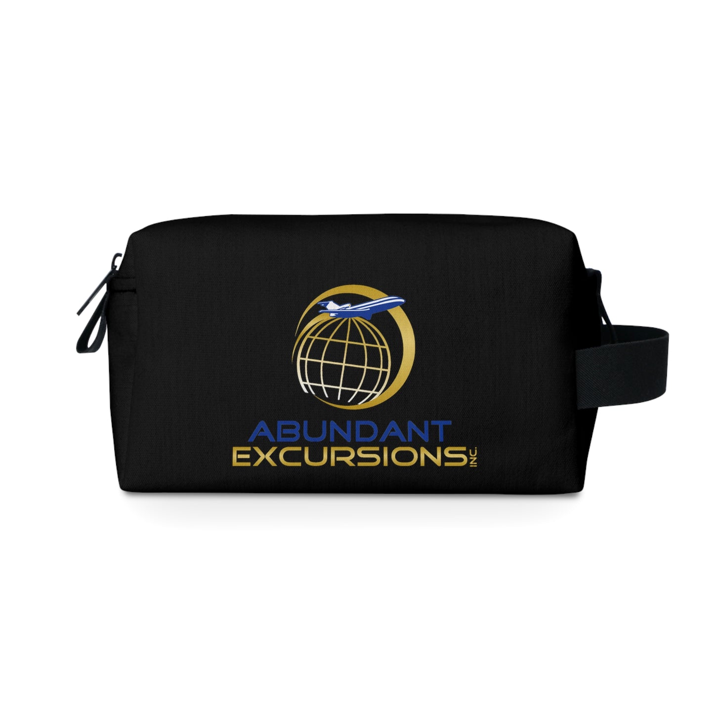 Abundant Excursions Black Toiletry Bag