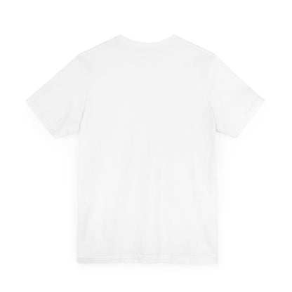 Travel Mode White Unisex Jersey Short Sleeve Tee