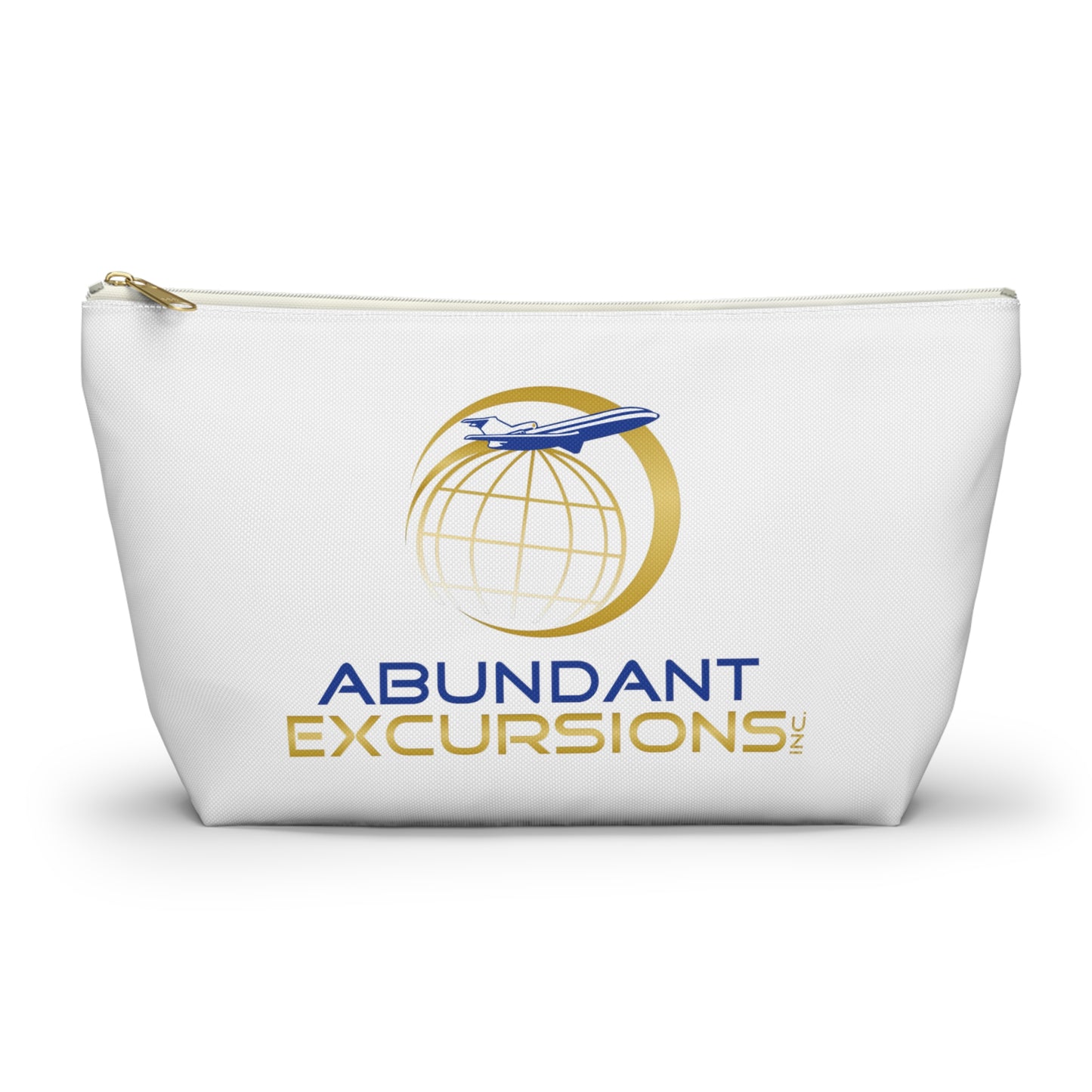 Abundant Excursions White Accessory Pouch