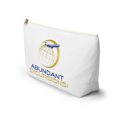 Abundant Excursions White Accessory Pouch