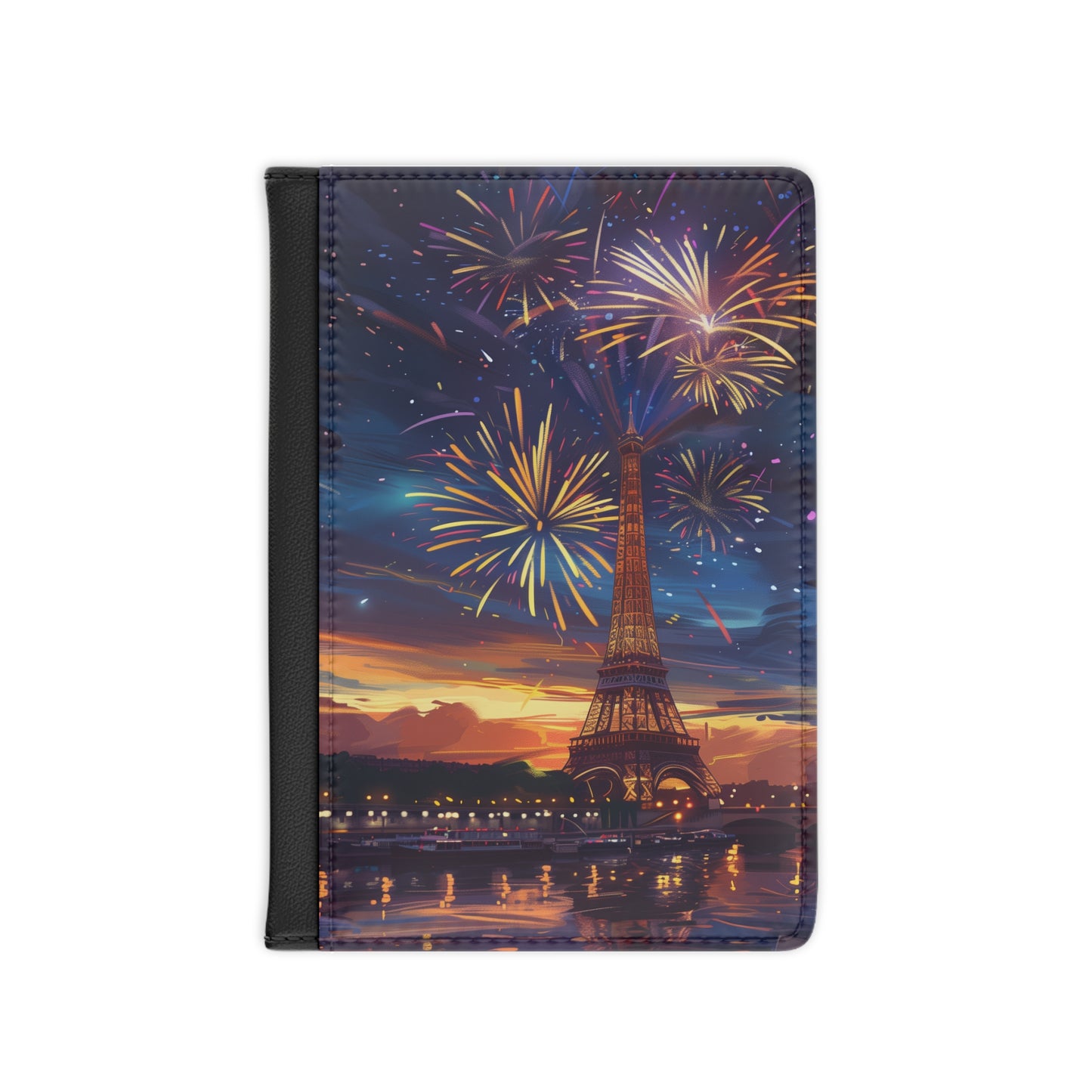 Fireworks in Paris Passport Cover