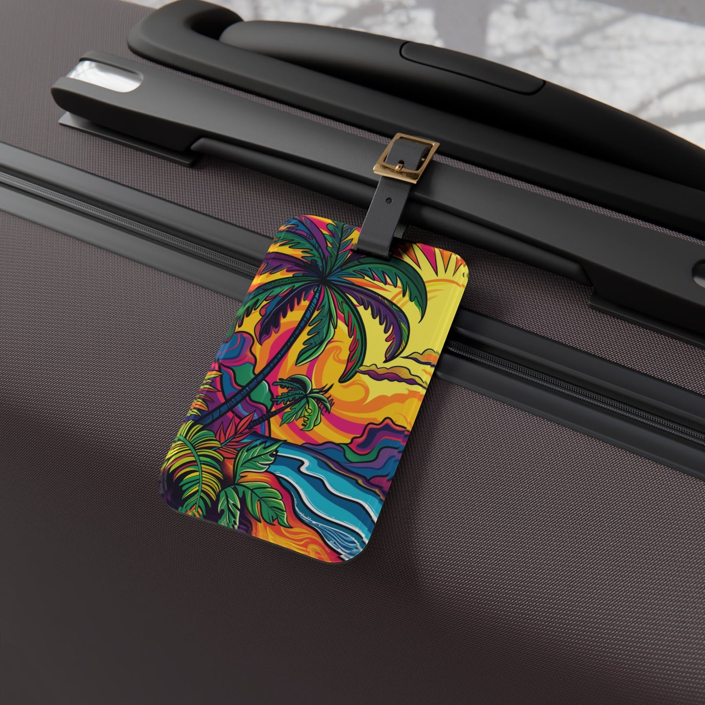 Caribbean Vibes Luggage Tag