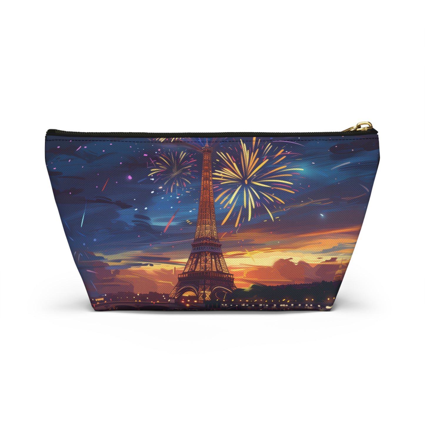 Fireworks in Paris Accessory Pouch w T-bottom