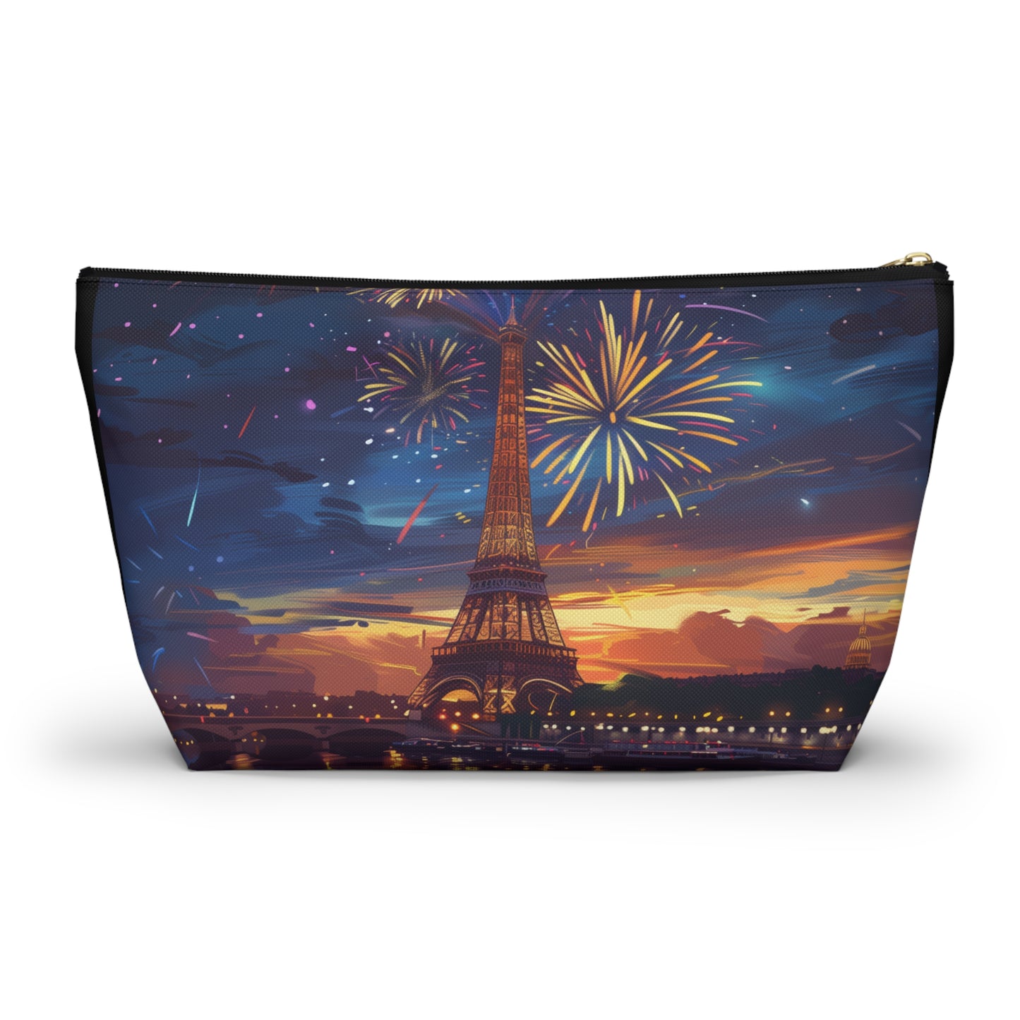 Fireworks in Paris Accessory Pouch w T-bottom