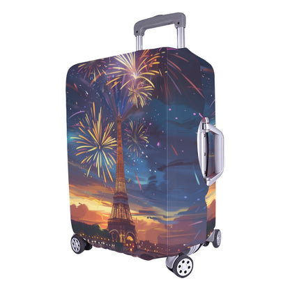 Fireworks in Paris Luggage Cover