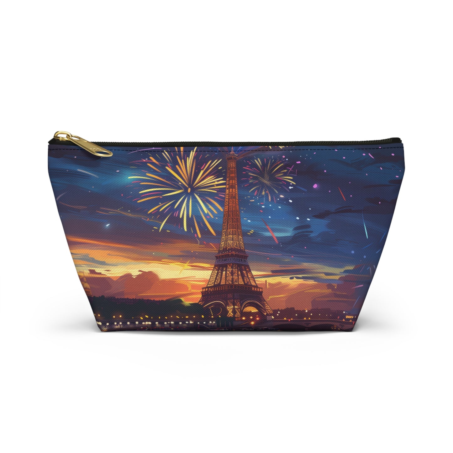 Fireworks in Paris Accessory Pouch w T-bottom