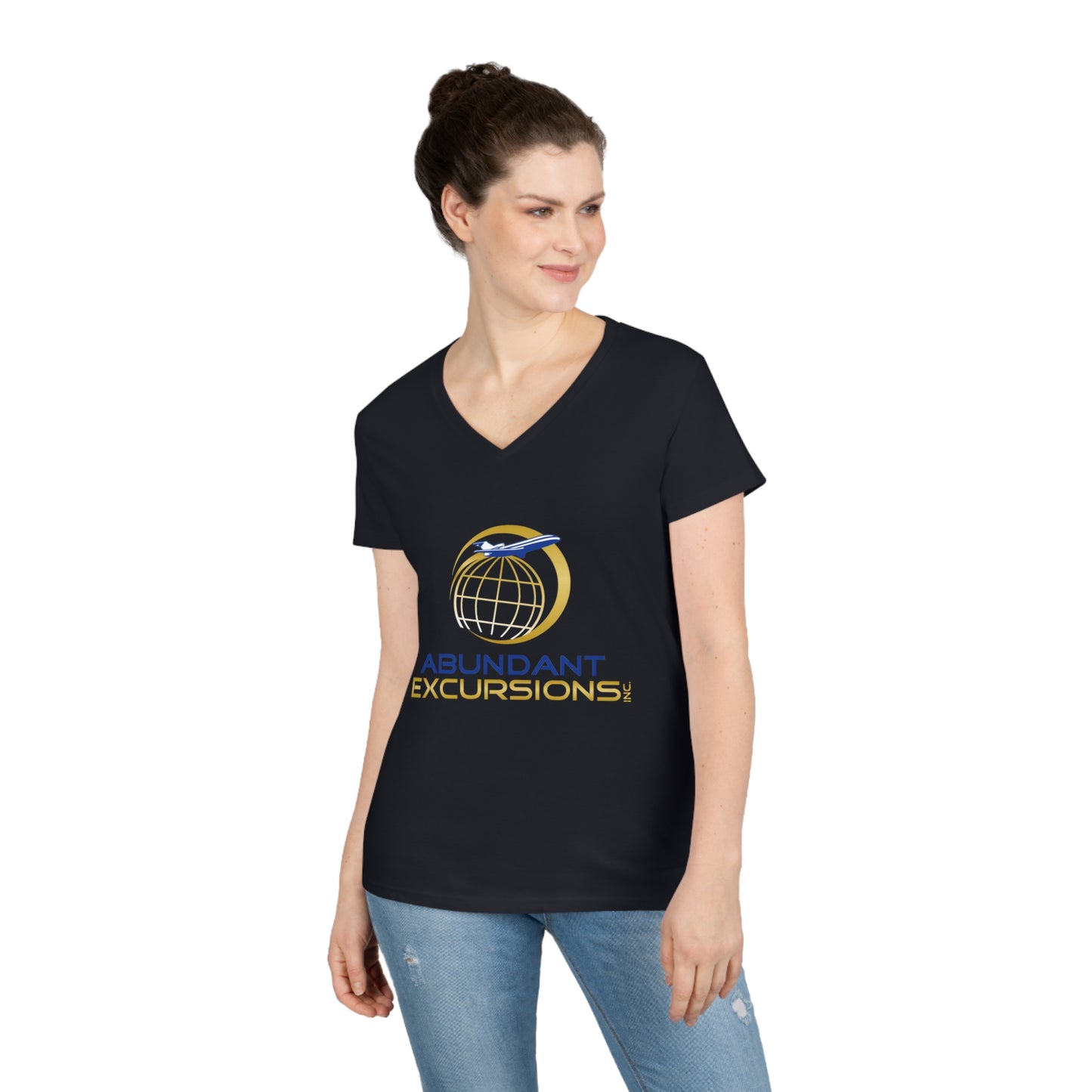 Abundant Excursions Ladies' V-Neck T-Shirt