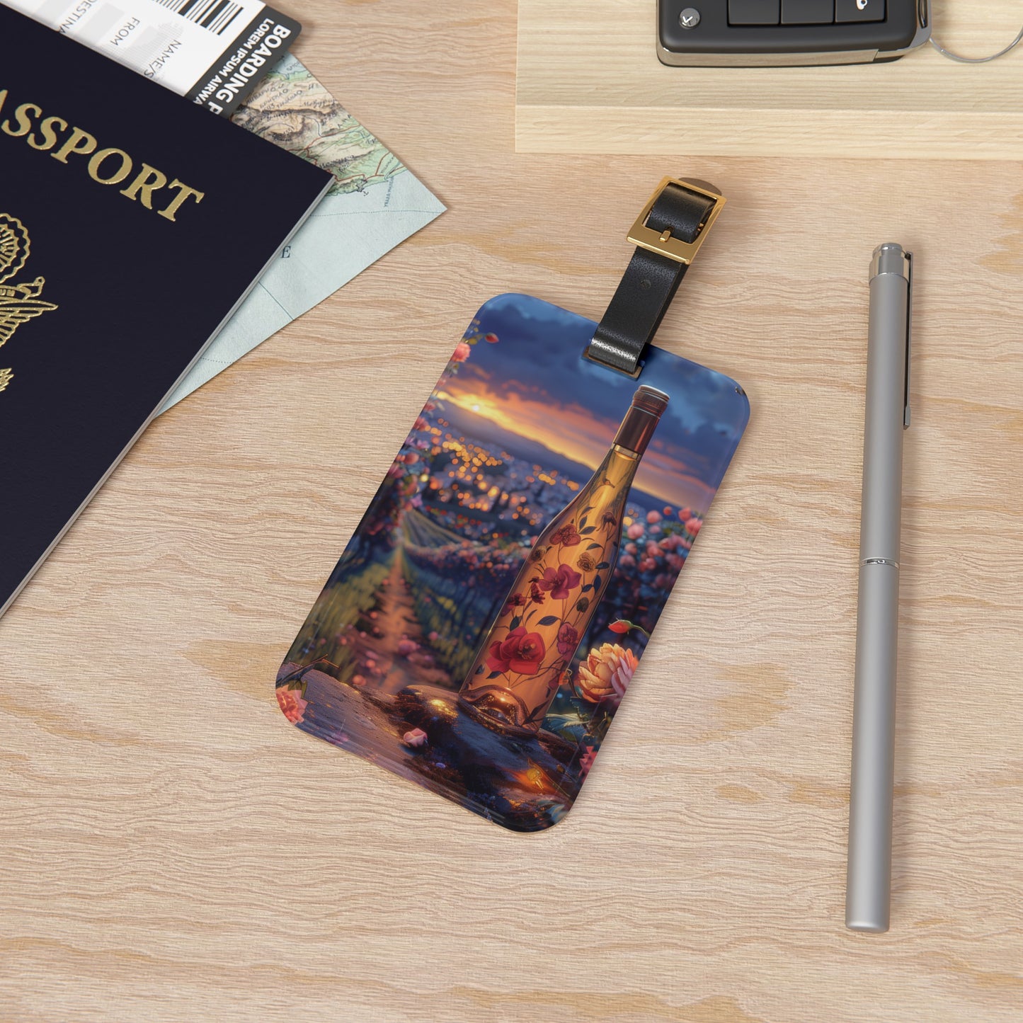 Wine Lovers Luggage Tag