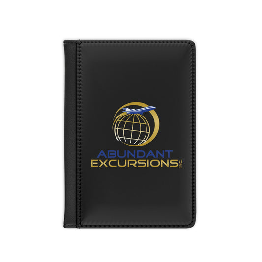 Abundant Excursions Black Passport Cover