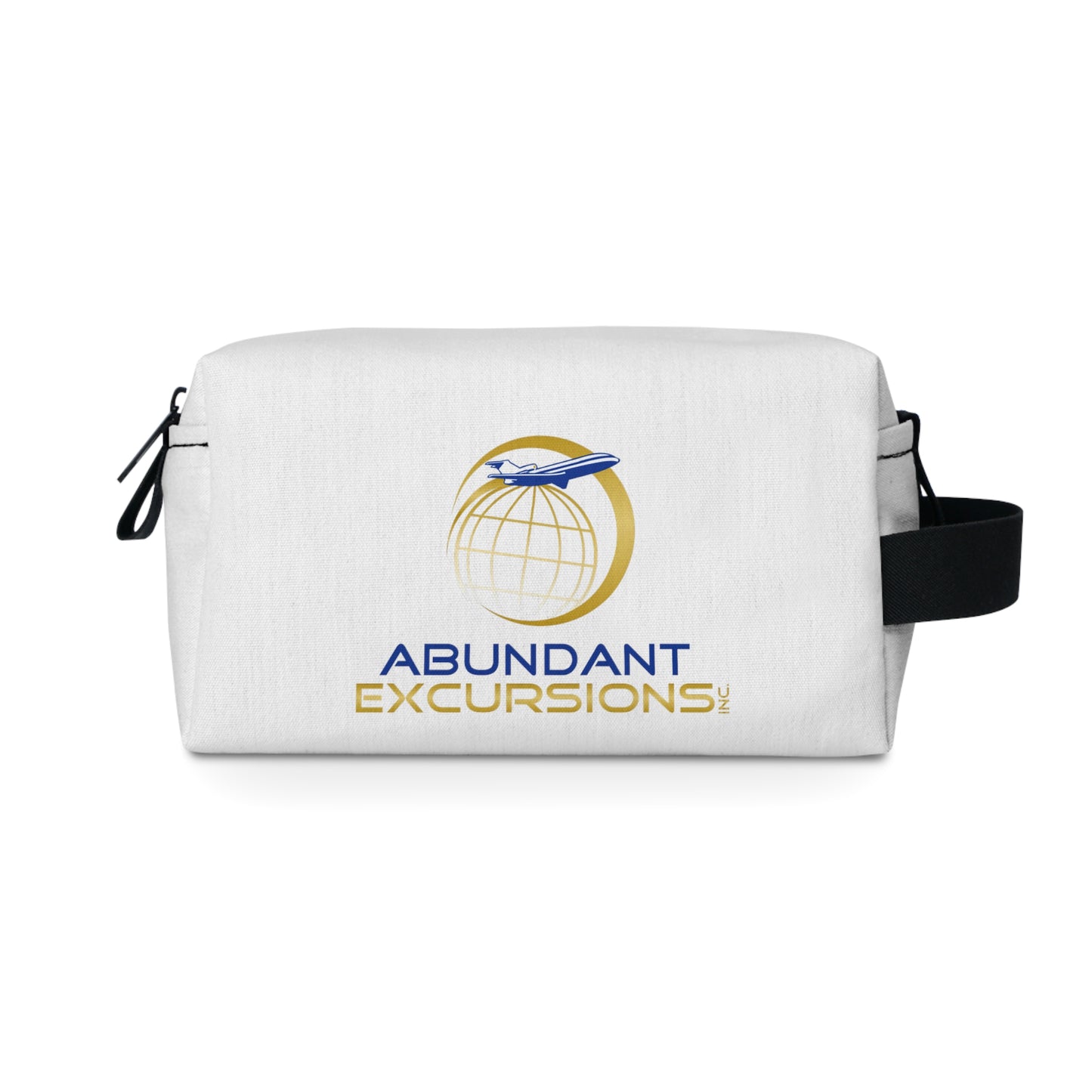 Abundant Excursions White Toiletry Bag