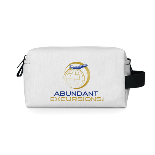 Abundant Excursions White Toiletry Bag