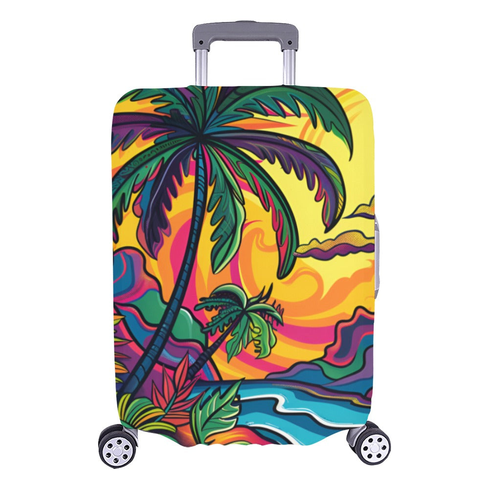 Caribbean Vibes Luggage Cover