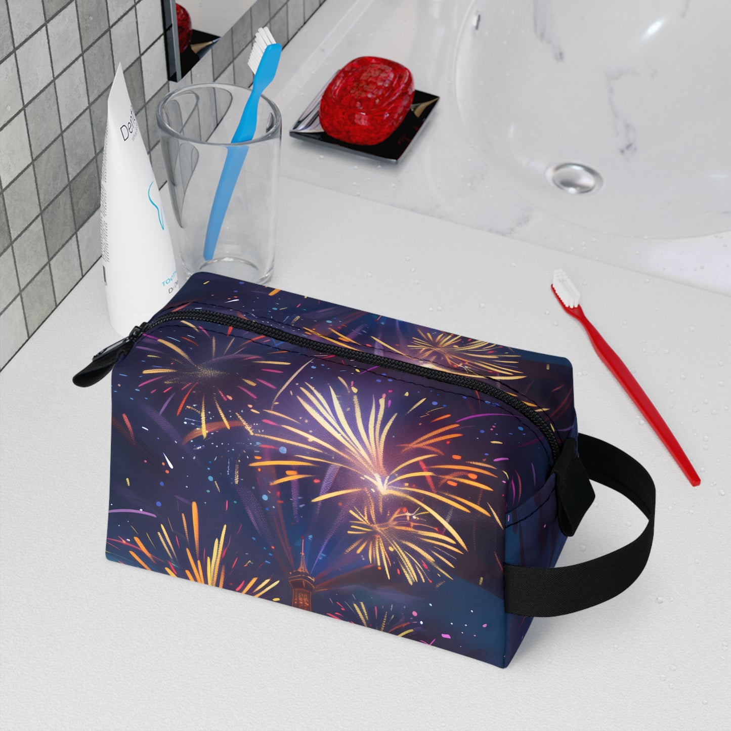 Fireworks in Paris Toiletry Bag