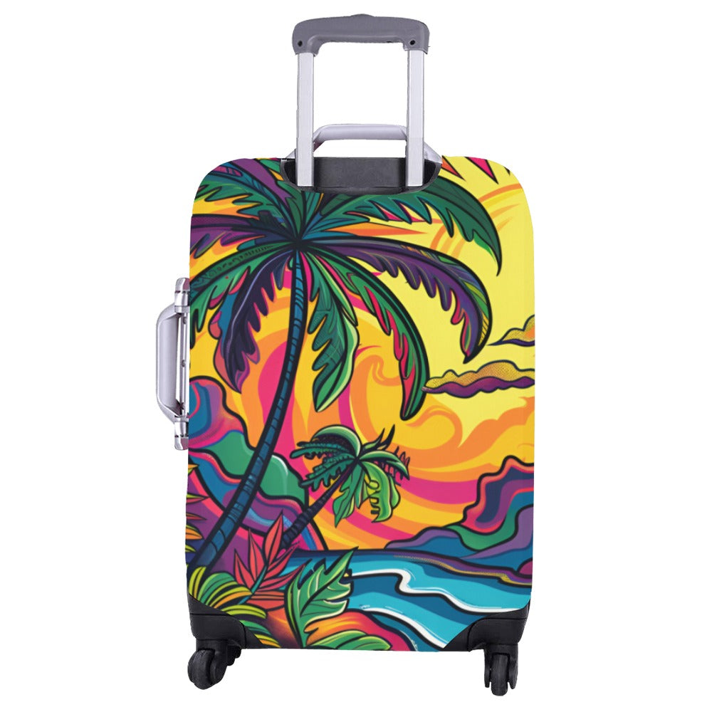 Caribbean Vibes Luggage Cover